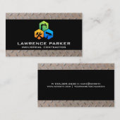 Constructie Herstel Icons | Stee Trim Visitekaartj Visitekaartje (Voorkant / Achterkant)