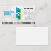 Constructie Huizen Logo | Bouwer Architect Visitekaartje (Voorkant / Achterkant)