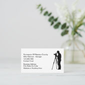 Constructie landmeter Visitekaartjes Nieuw (Staand voorkant)