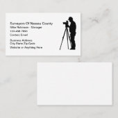 Constructie landmeter Visitekaartjes Nieuw (Voorkant / Achterkant)