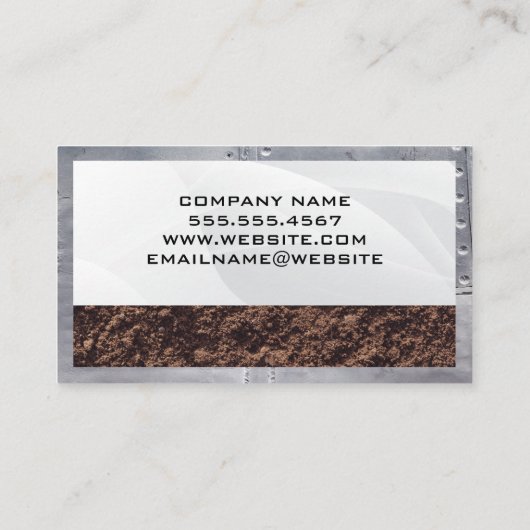 Constructie Logo | Gebouwontwikkeling Visitekaartje (Achterkant)