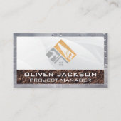 Constructie Logo | Gebouwontwikkeling Visitekaartje (Voorkant)