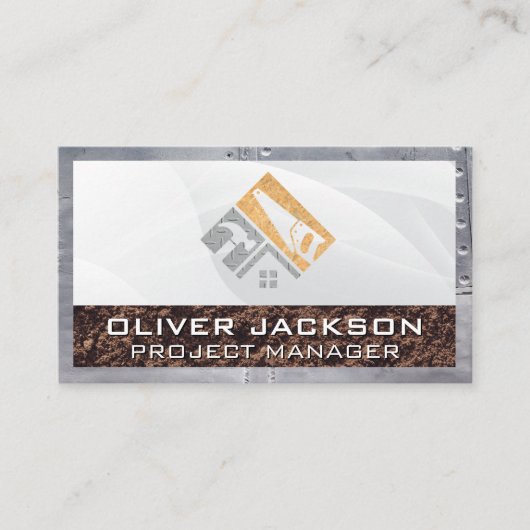 Constructie Logo | Gebouwontwikkeling Visitekaartje (Voorkant)