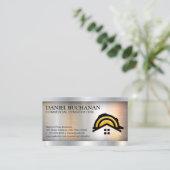 Constructie Logo | Metaalstaal Visitekaartje (Staand voorkant)