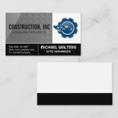 Constructie Logo | Vastgoedontwikkelaar Zakelijk C Visitekaartje (Voorkant / Achterkant)