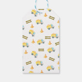 Constructie met Baby shower Cadeaulabel (Achterkant)