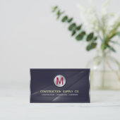 Constructie Metaal Geframeerd Monogram Zwart Metaa Visitekaartje (Staand voorkant)