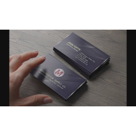 Constructie Metaal Geframeerd Monogram Zwart Metaa Visitekaartje