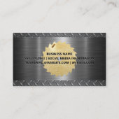 Constructie | Metaal | Hout Visitekaartje (Achterkant)