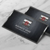 Constructie Metaal ingelijst Modern Monogram Visitekaartje