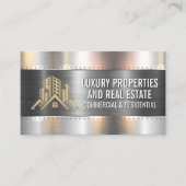 Constructie Metaal Klinknagels | Eigenschappen Log Visitekaartje (Voorkant)