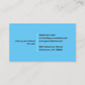 Constructie Metselstenen Visitekaartje (Achterkant)