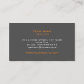 Constructie - Minimalistisch - Business Card-sjabl Visitekaartje (Achterkant)