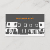 Constructie - Minimalistisch - Business Card-sjabl Visitekaartje (Voorkant)