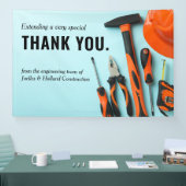 Constructie overeenkomende toolset | Minimale dank Spandoek (Beurs)