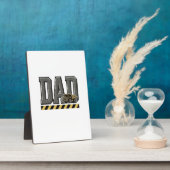 Constructie papa vintage gravure T-shirt ontwerp_ Fotoplaat (Zijkant)
