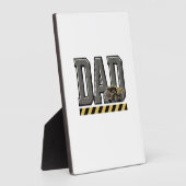 Constructie papa vintage gravure T-shirt ontwerp_ Fotoplaat (Zijkant)