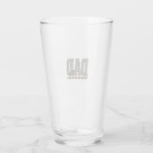 Constructie papa vintage gravure T-shirt ontwerp_ Glas (Achterkant)