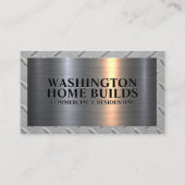 Constructie stortwagen voertuig | Metaal Beton Visitekaartje (Achterkant)