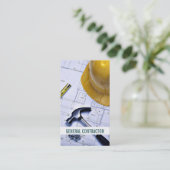 Constructie van de bouwer van General Contractor M Visitekaartje (Staand voorkant)