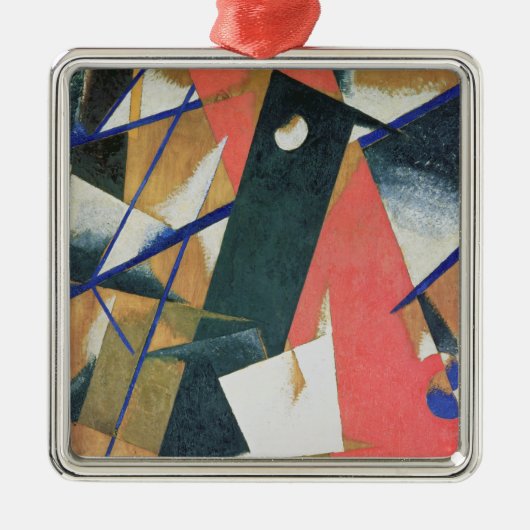 Constructie van de ruimtestroom, 1921 metalen ornament (Voorkant)