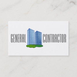 Constructie van General Contractor Builder Visitekaartje