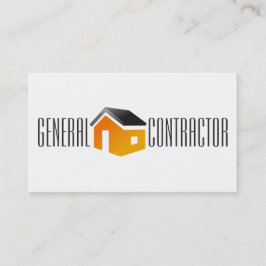 Constructie van General Contractor Builder Visitekaartje