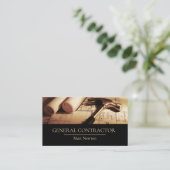 Constructie van General Contractor Builder Visitekaartje (Staand voorkant)
