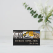 Constructie van General Contractor Builder Visitekaartje (Staand voorkant)