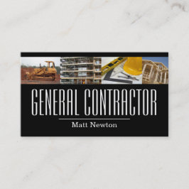 Constructie van General Contractor Builder Visitekaartje