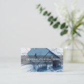 Constructie van General Contractor Builder Visitekaartje (Staand voorkant)