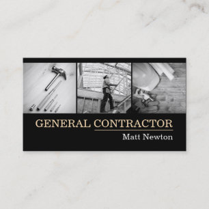Constructie van General Contractor Builder Visitekaartje
