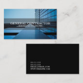 Constructie van General Contractor Builder Visitekaartje (Voorkant / Achterkant)