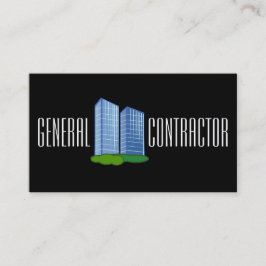 Constructie van General Contractor Builder Visitekaartje