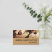 Constructie van General Contractor Builder Visitekaartje (Staand voorkant)