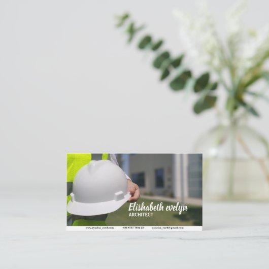 constructie van petten voor de veiligheid van hard visitekaartje (Staand voorkant)