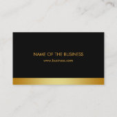Constructie van Retro Black Grey Financial Service Visitekaartje (Achterkant)