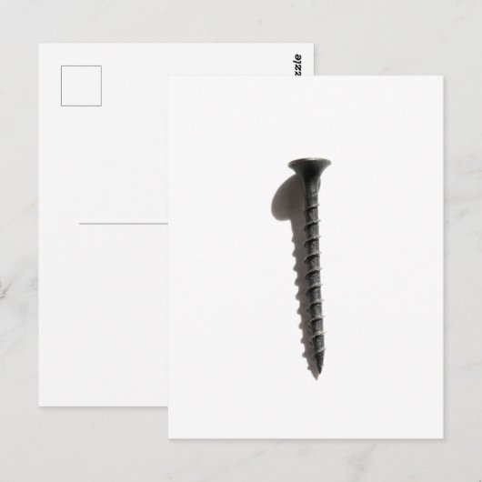 Constructie van Self Tapping Black Screw ontwerper Briefkaart (Voorkant / Achterkant)