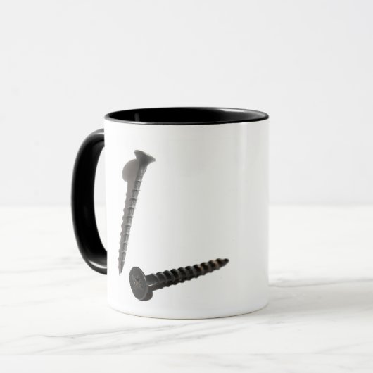 Constructie van Self Tapping Black Screw ontwerper Mok (Voorkant links)