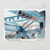 Constructie van vierde april briefkaart (Voorkant)