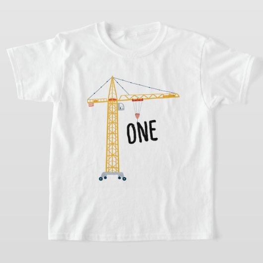Constructie Verjaardag T-shirt (Laagn)