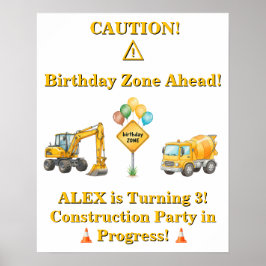 Constructie Verjaardagsposter | Verjaardagszone Vo Poster