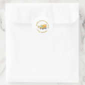 Constructie Verjaardagssticker | Verjaardagszone Ronde Sticker (Tas)