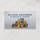 Constructie zware machines | Bulldozer Visitekaartje (Voorkant)