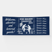 Constructieconventie Retrostijl Spandoek (Horizontaal)