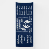 Constructieconventie Retrostijl Spandoek (Verticaal)