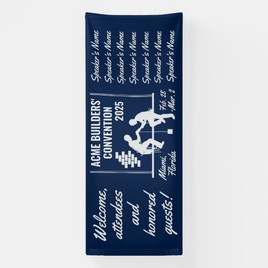 Constructieconventie Retrostijl Spandoek (Verticaal)