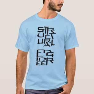 Constructief Ingenieur Karakter T-shirt