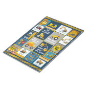 Constructiegrond, bouwgeschenken notitieblok (Schuin)