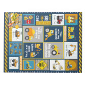 Constructiegrond, bouwgeschenken notitieblok (Voorkant)